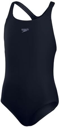 Speedo Eco Endurance+ Medalist Costume intero Bambina, True Navy, 7-8 Anni