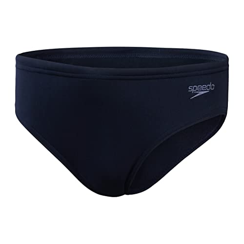 Speedo Bambino Eco Endurance+ 6.5cm Costume a slip, True Navy, 9-10 Anni