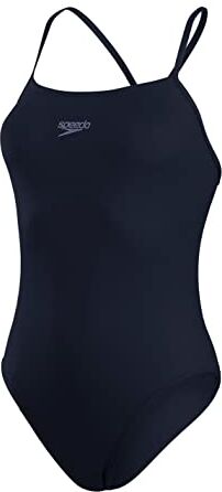 Speedo Donna Eco Endurance+ Thinstrap 1 Piece Costume intero, Navy, 30