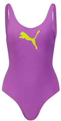 Puma Swmisuit  Costume da Bagno, Rosa 4EAE, M Donna