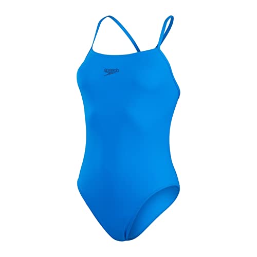 Speedo Donna Eco Endurance+ Thinstrap 1 Piece Costume intero, Blu, 26