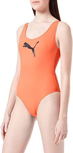 Puma Swmisuit  Costume da Bagno, Peach, XS Donna