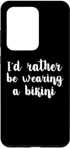 I'd Rather Be Wearing A Bikini Custodia per Galaxy S20 Ultra Preferirei indossare un bikini Summer Funny