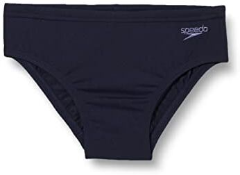 Speedo Bambino Eco Endurance+ 6.5cm Costume a slip, True Navy, 7-8 Anni