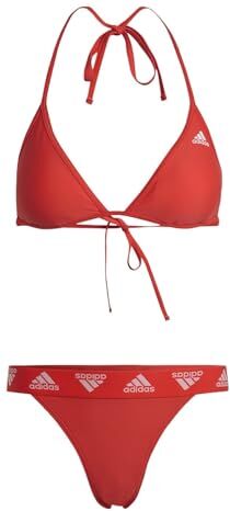 Adidas Triangle Bikini Costume da Nuoto Bright Red/White M