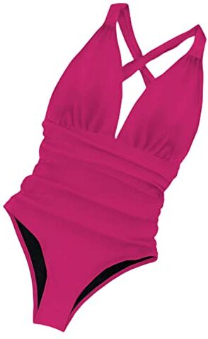 TOBILE Costume da bagno da donna sexy costume da bagno da donna push-up volant costume da bagno floreale tuta da spiaggia abbigliamento da spiaggia costume da bagno femminile-ndl2308p21, m