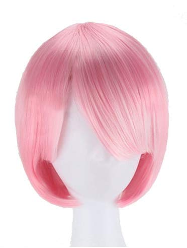 YHWW Rem Ram Wig Cosplay Costume Re: Life In A Different World From Zero Halloween Short Pink Blue Capelli Sintetici Parrucche Da Donna Rosa