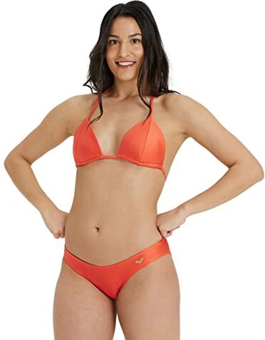 Arena Women's Bikini Triangle Solid, Due Pezzi Donna, Coral, 44