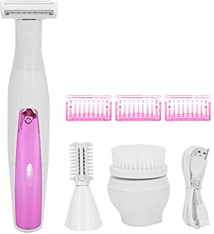 PURRL Bikini Trimmer, Spazzola per la pulizia del viso Rasoio da donna Elettrico Bikini Trimmer per epilazione little surprise