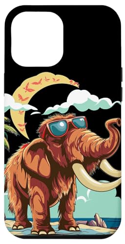 Summer Mammoth for ice age fans Custodia per iPhone 12 Pro Max Fantastica isola per le vacanze con questo divertente costume da mammut
