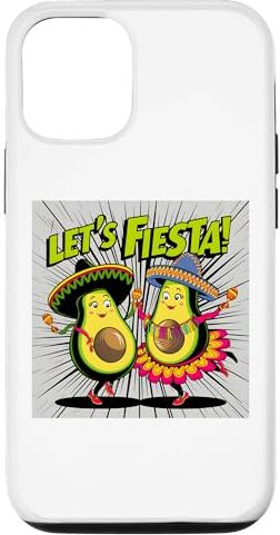 Cinco De Mayo 2024 Costume Custodia per iPhone 15 Pro Let's Fiesta Cinco De Mayo Taco Mexican Couple Uomo Donna