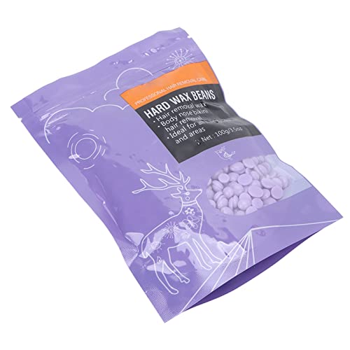 HURRISE Haricot De Cire Dure, Haricot De Cire Pour Les Crèmes De Coiffure Et La Cire Et La Cire De Haricot Pour Les Crèmes De Coiffure Et La Zone For De Bikini De Cire, 3,5 Oz Taro Violet