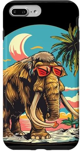 Summer Mammoth for ice age fans Custodia per iPhone 7 Plus/8 Plus Cool spiaggia Mammoth costume