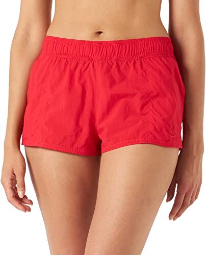 Speedo Essential WS Costume a pantaloncino Donna, Fed Rosso, XS