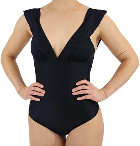 MYLILY Costume da Bagno mestruale con Volant   Costume da Bagno mestruale per Il Nuoto   Costume Intero Donna Terme   Costume da Bagno a Prova di mestruazioni (XXL)