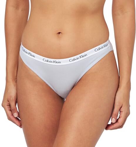 Calvin Klein Bikini , Mutandine bikini Donna, Blu (Arctic Ice) ,L