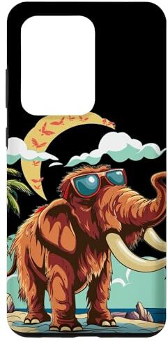 Summer Mammoth for ice age fans Custodia per Galaxy S20 Ultra Fantastica isola per le vacanze con questo divertente costume da mammut