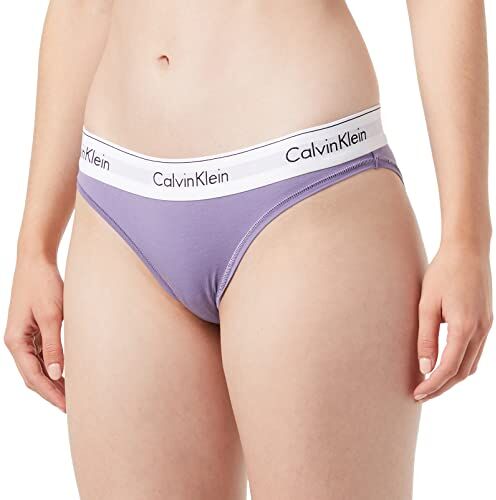 Calvin Klein Bikini , Mutandine bikini Donna, Viola (Splash Of Grape), L