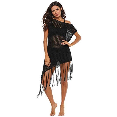 GAOHONGMEI Beachwear da donna Scava fuori Bikini Cover Ups Swimwear Crochet Sexy Sexy Beach Beach Beach Cover Ups Ladies Abito senza schienale 002-L