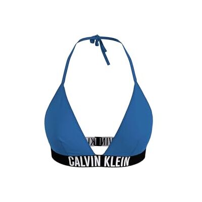 Calvin Klein Top Bikini a Triangolo Donna Imbottito, Blu (Dynamic Blue), 3XL Calvin Klein Top Bikini a Triangolo Donna Imbottito, Blu (Dynamic Blue), 3XL