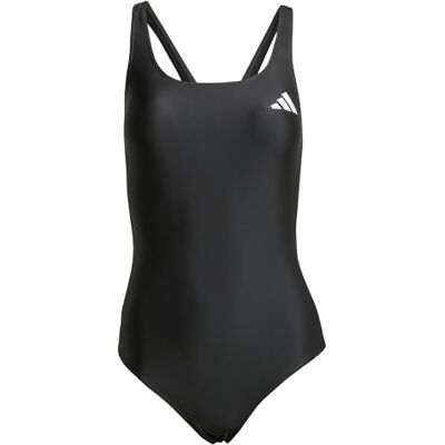 Adidas Femme V-Back Swimsuit, Black, 48 Adidas Femme V-Back Swimsuit, Black, 48