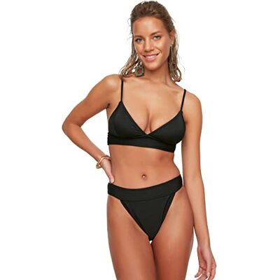Trendyol Donne Vita Normale Trotter Bikini Bottom Costumi da Bagno, Nero, 0 Donna Trendyol Donne Vita Normale Trotter Bikini Bottom Costumi da Bagno, Nero, 0 Donna