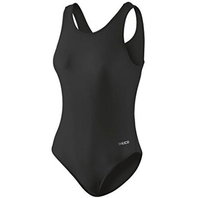Beco Badeanzug-Basics Costume da Bagno da Donna, Nero, 44 Beco Badeanzug-Basics Costume da Bagno da Donna, Nero, 44