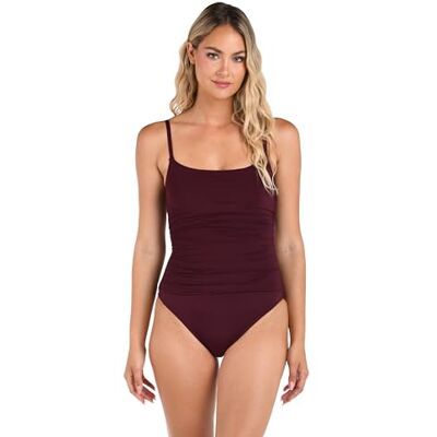 La Blanca Island Goddess Slip Bikini Hipster con Fascia arricciata La Blanca Island Goddess Slip Bikini Hipster con Fascia arricciata