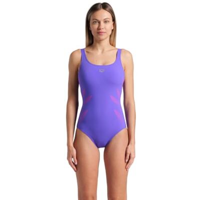 Arena Milena Wing Back Costume Intero Donna Coppa B, Costume da Bagno Modellante Shapewear, Tecnologia Power Mesh e Tessuto Sensitive Fabrics Resistente al Cloro, Coppe Fisse e Spalline Regolabili Arena Milena Wing Back Costume Intero Donna Coppa B, Costume da Bagno Modellante Shapewear, Tecnologia Power Mesh e Tessuto Sensitive Fabrics Resistente al Cloro, Coppe Fisse e Spalline Regolabili
