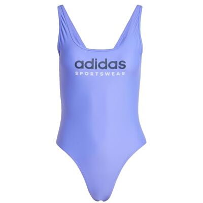 Adidas Donna Sportswear U-Back Swimsuit, Cobalt Blue/Dark Blue, 34 Adidas Donna Sportswear U-Back Swimsuit, Cobalt Blue/Dark Blue, 34