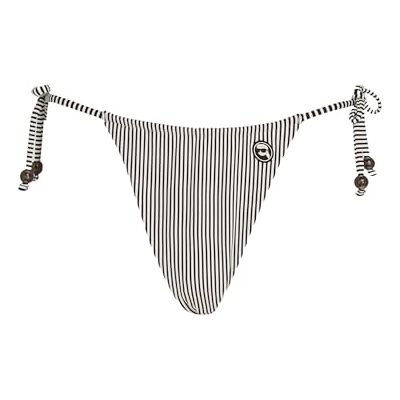 Lagerfeld Donna Ikon Stripe Cheeky Tanga White/Black Stripe L Lagerfeld Donna Ikon Stripe Cheeky Tanga White/Black Stripe L