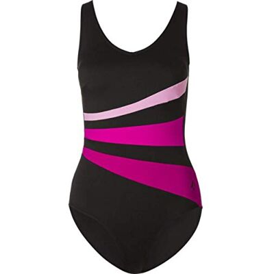 Tecnopro Felice, Costumi da Bagno da Donna, Black/Fuchsia, 50C Tecnopro Felice, Costumi da Bagno da Donna, Black/Fuchsia, 50C