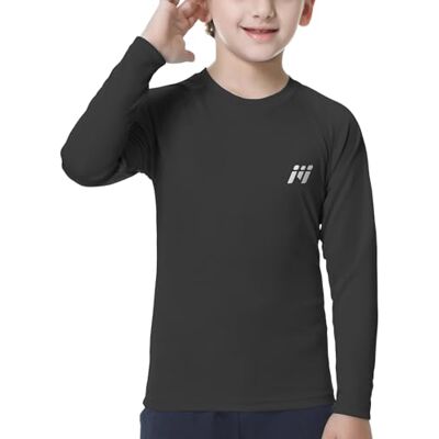 MEETWEE Ragazzi Rash Guard Maglietta Nuoto Manica Lunga UV Protezione, UPF50+ Costume da Bagno per Bambini per Surf Beach Pool MEETWEE Ragazzi Rash Guard Maglietta Nuoto Manica Lunga UV Protezione, UPF50+ Costume da Bagno per Bambini per Surf Beach Pool