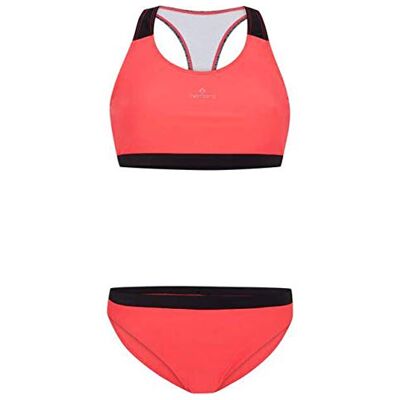 TECNOPRO Bikini Rafaela Bikini da Donna, Donna, Redlight/Black, 36 TECNOPRO Bikini Rafaela Bikini da Donna, Donna, Redlight/Black, 36