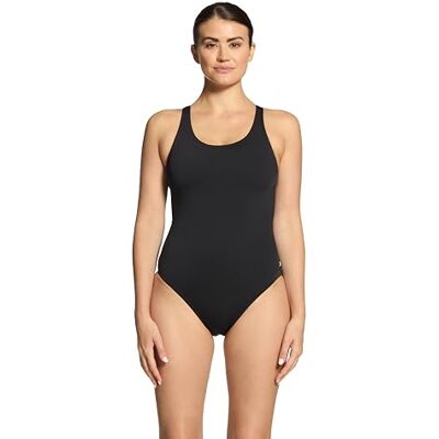 Zoggs Cottesloe Powerback Costume Intero da Donna, Nero, 18 Anni Zoggs Cottesloe Powerback Costume Intero da Donna, Nero, 18 Anni