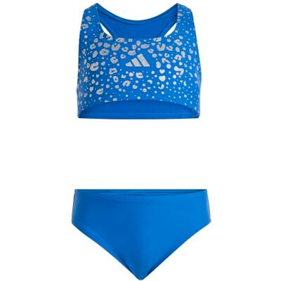 Adidas Fille Glitter Bikini Set, Bright Royal, 4-5 Years Adidas Fille Glitter Bikini Set, Bright Royal, 4-5 Years