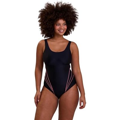 Sans Complexe Bondi Beach Costume da Bagno One Piece, Nero, 46-48 Donna Sans Complexe Bondi Beach Costume da Bagno One Piece, Nero, 46-48 Donna
