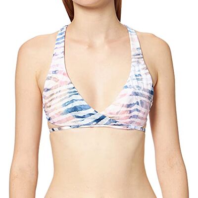 Hurley W Zebra Color Wash Wrap Top Bikini Top Donna Hurley W Zebra Color Wash Wrap Top Bikini Top Donna