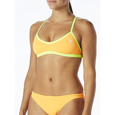 TYR Solids Crosscutfit Tieback WOB Top Costume da Bagno Donna, Donna, Solids Crosscutfit TIEBACK WOB Top, Rose, L TYR Solids Crosscutfit Tieback WOB Top Costume da Bagno Donna, Donna, Solids Crosscutfit TIEBACK WOB Top, Rose, L