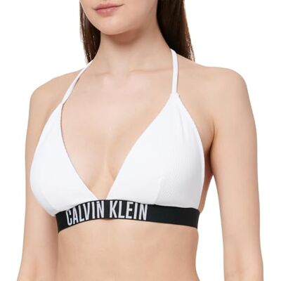Calvin Klein Triangle-RP , Regisseno, Donna, Bianco (Brilliant White), XS Calvin Klein Triangle-RP , Regisseno, Donna, Bianco (Brilliant White), XS