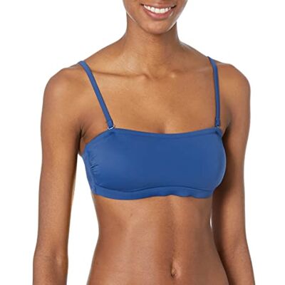Amazon Essentials Top da Bagno a Fascia Donna, Turchino, 52 Amazon Essentials Top da Bagno a Fascia Donna, Turchino, 52