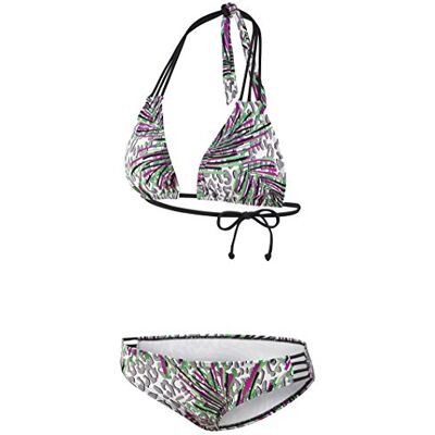 Beco da Donna Bikini a, Coppa B Aqua sui Costumi da Bagno, Donna, Triangel-Bikini, B-Cup Aqua, Nero/Multicolore, 34 Beco da Donna Bikini a, Coppa B Aqua sui Costumi da Bagno, Donna, Triangel-Bikini, B-Cup Aqua, Nero/Multicolore, 34