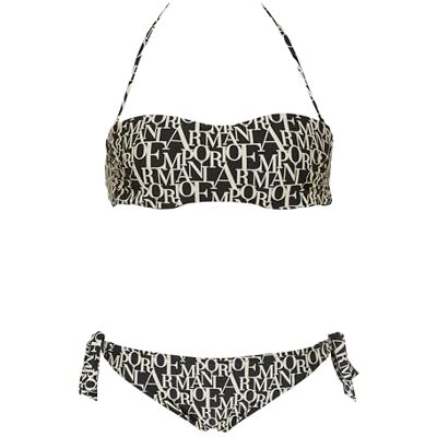 Emporio Armani Bandeau Bikini Set di Bikini Donna Emporio Armani Bandeau Bikini Set di Bikini Donna