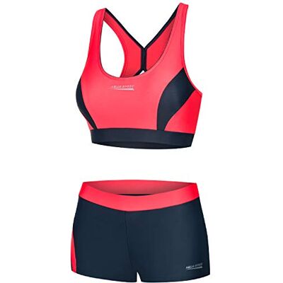 Aqua Speed Naomi + Fiona Ladies Tankini Due Pezzi Tessuto Vita Resistente al Cloro e Crema Solare/Olio Aqua Speed Naomi + Fiona Ladies Tankini Due Pezzi Tessuto Vita Resistente al Cloro e Crema Solare/Olio