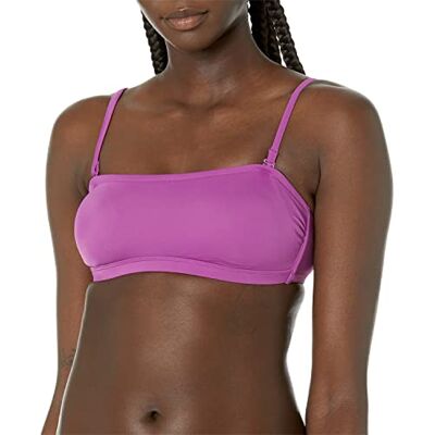 Amazon Essentials Top da Bagno a Fascia Donna, Viola, 46 Amazon Essentials Top da Bagno a Fascia Donna, Viola, 46