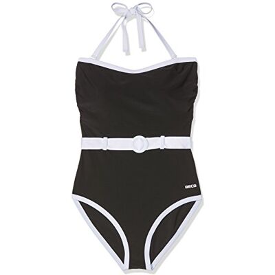 Beco Costume da Bagno da Donna Rock a Bella, Donna, Badeanzug Rock-a-Bella, Schwarz/Weiß, 40 Beco Costume da Bagno da Donna Rock a Bella, Donna, Badeanzug Rock-a-Bella, Schwarz/Weiß, 40