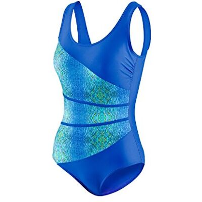Beco Classic Costume Intero da Donna, Donna, , Blu/Verde, 40 Beco Classic Costume Intero da Donna, Donna, , Blu/Verde, 40