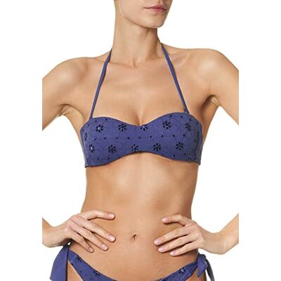 Goldenpoint Bikini Damen Badeanzug Bandeau-BH Sangallo, Parte Superiore del Bikini, Goldenpoint Bikini Damen Badeanzug Bandeau-BH Sangallo, Parte Superiore del Bikini,