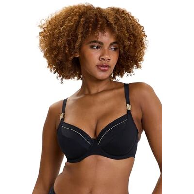 Sans Complexe Bain, Top per Costume da Bagno con Ferretto, Speekaboo Shape, GCE Nero, 6D Sans Complexe Bain, Top per Costume da Bagno con Ferretto, Speekaboo Shape, GCE Nero, 6D