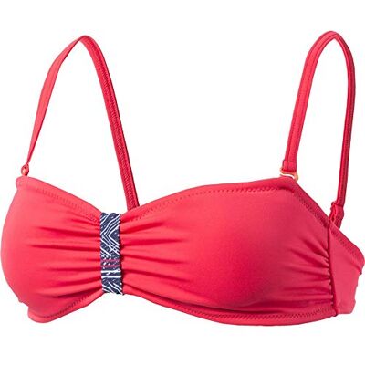 Firefly Wally Reggiseno Bikini, Donna, , Red/AOP Denim, 4, Coppa C Firefly Wally Reggiseno Bikini, Donna, , Red/AOP Denim, 4, Coppa C
